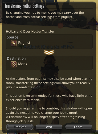 Today in #Eorzea: 
WAIT. WAIT WAIT WAIT. 

When did this get added? Because I've been saying for -years- that I'd sacrifice my firstborn to Zodiark to not have to rebuild all my bars the moment I get a jobstone. 

/joy /happy /huzzah etcetera 
#FFXIV