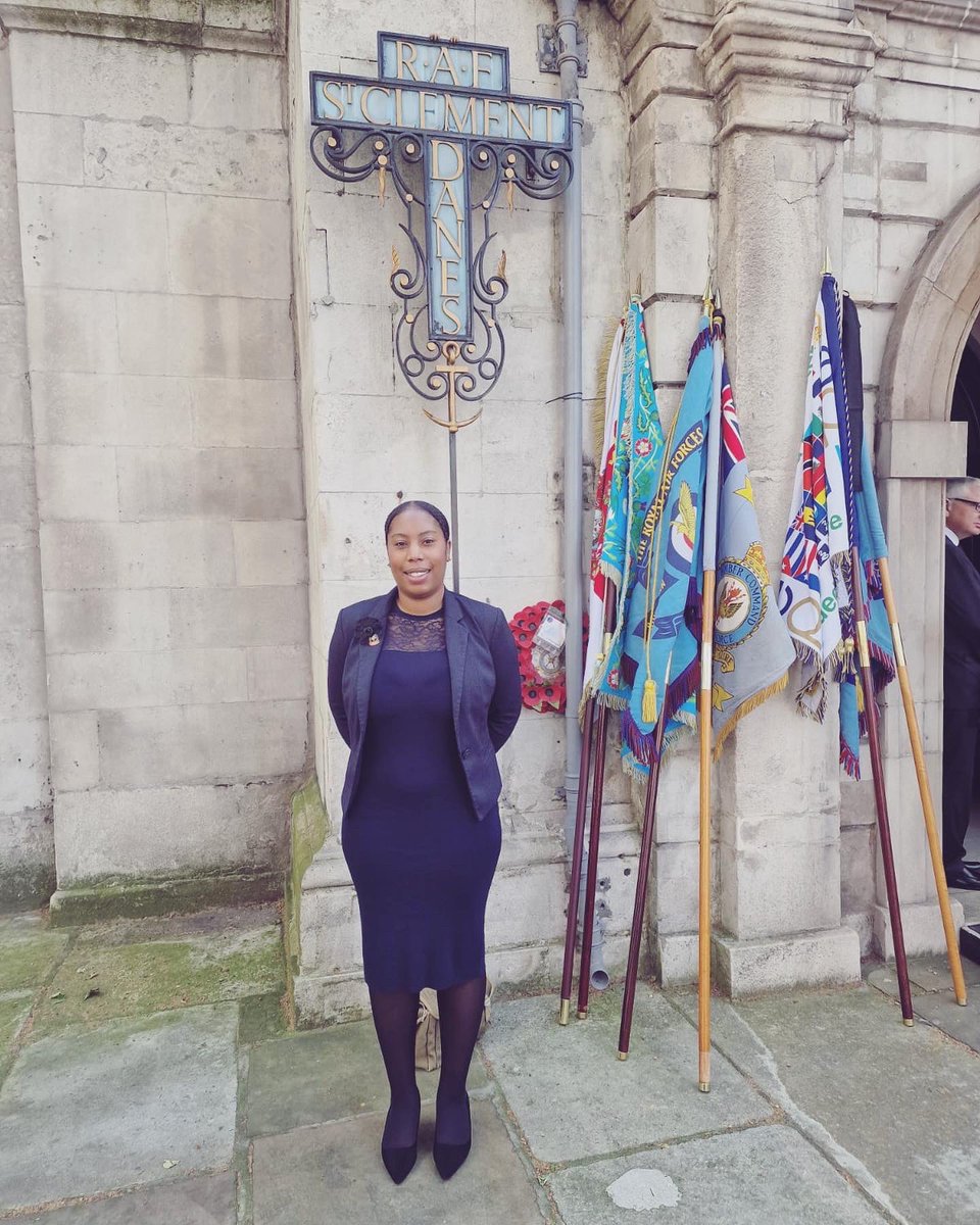 PrincessPyhia's tweet photo. I was so honoured to attend the funeral of Flight Sergeant Peter Brown of @RoyalAirForce Today over 400 people attended his funeral at the RAF Central Church, Westminister. Born in Jamaica, Mr Brown enlisted in the RAF Volunteer Reserve in 1943. He died alone aged 96  #PeterBrown https://t.co/9ac7ZkdeT0