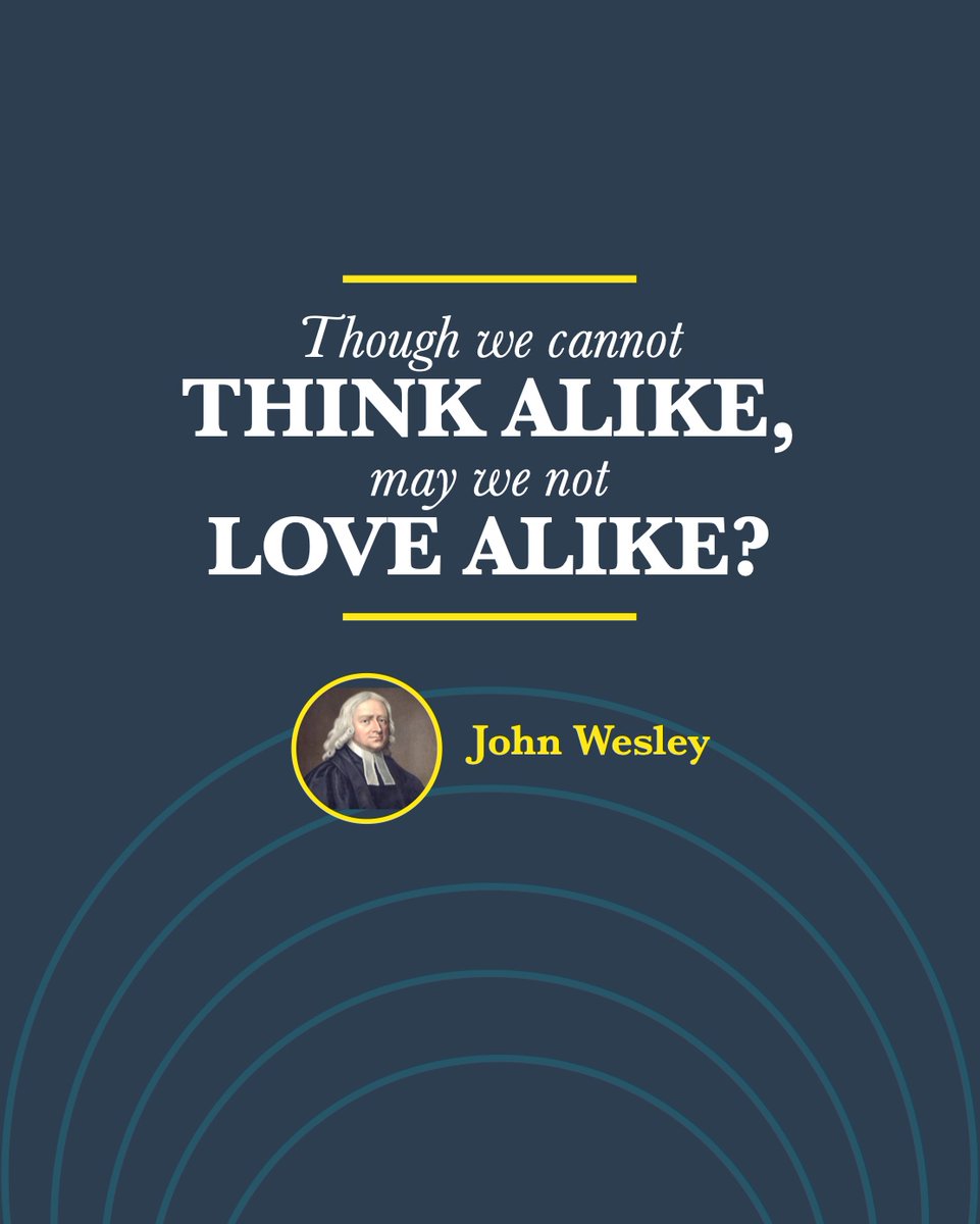 WWMBChurch's tweet photo. This quote from John Wesley is an excellent reminder that what unites us in Christ is greater than anything that would try to divide us.
The love of God is stronger. https://t.co/AhJ69vAv0H