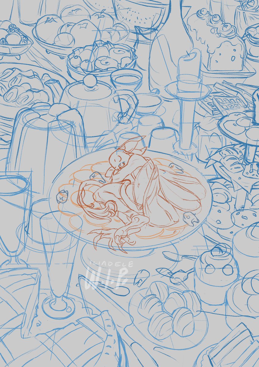 「#wip Sweet Tooth fairy 」|Liaのイラスト