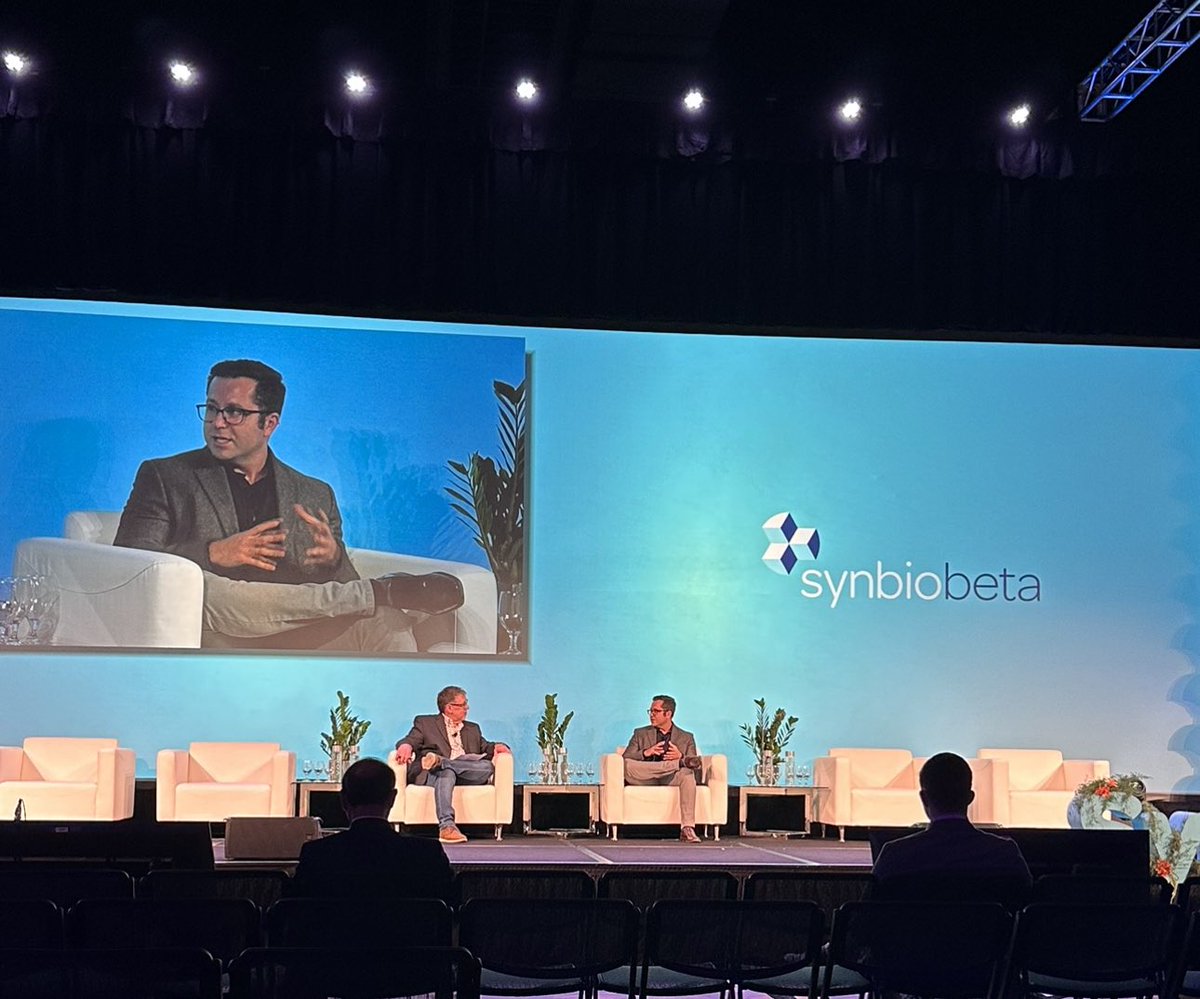 <a href="/Dr__Diamond/">Spencer Diamond</a> talking cow rumen engineering, rogue plasmids, and CRISPR futurism at <a href="/SynBioBeta/">SynBioBeta</a>. Super inspiring!