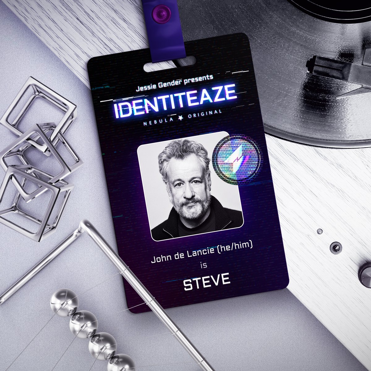 jessiegender's tweet photo. I am excited to announce John De Lancie is joining my film Identiteaze. I don't have to tell you what it means to me with John in the cast. It's wild working with someone I've looked up to my entire life on something I've written. You don't wanna miss it https://t.co/vg9mV4lOj3 https://t.co/hRFYuRTJth