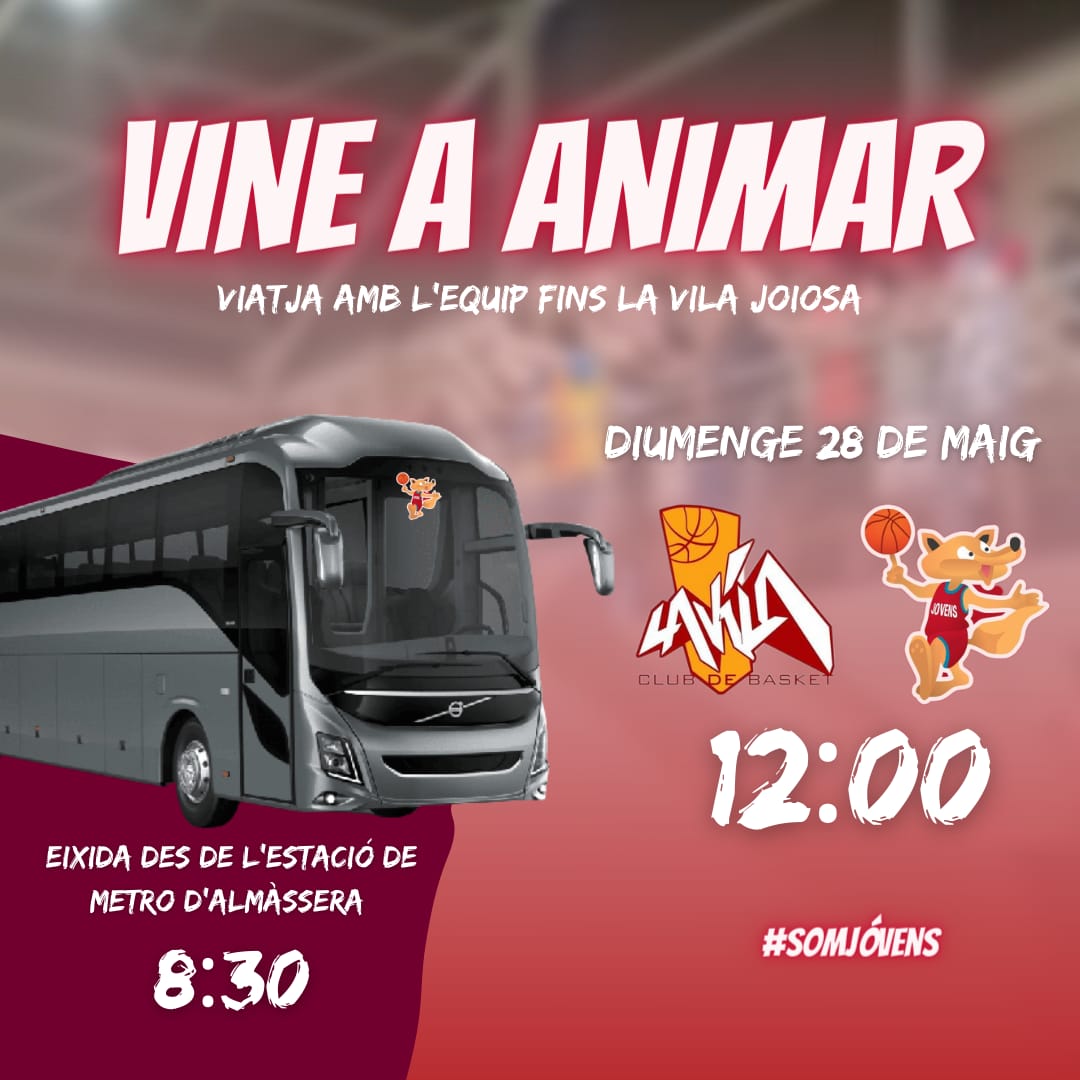 🚌 VINE A LA VILA, AMB L'EQUIP

💪🏼 El 1r equip està a 40 minuts de classificar-se per a la Final Four de 1a Divisió Nacional i et necessita.

🦊 El +9 de l'anada va ser gràcies a la #CalderaRabosa i per a això volem sentir-vos a prop.

Vols vindre? + Info al teu entrenador!