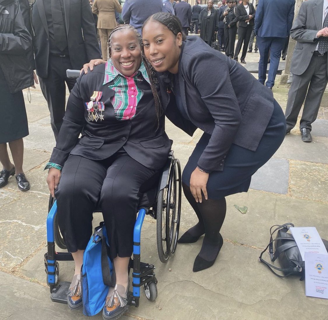 The funeral of Flight Sergeant #PeterBrown of the #RAF filled me with a great sense of pride💯 I was particularly touched by <a href="/onlymikes_/">Micheal Ward🇯🇲</a>  who took time out to speak with our veterans &amp; regiments. Also the beautiful Veteran Lance Coropral #MaurilliaSimpson who sang so beautifully.