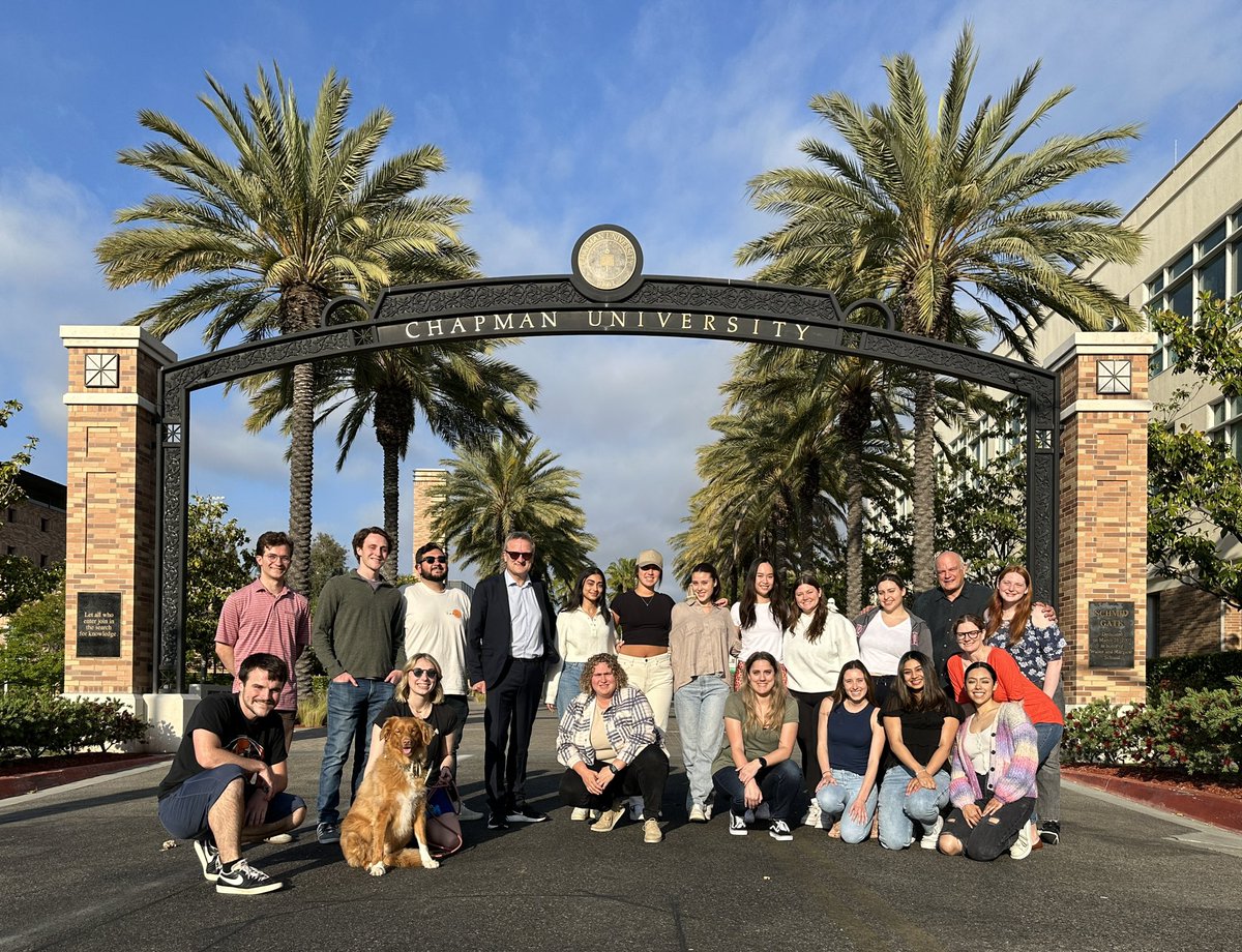 Spirited group for the 11th edition of “Business in Scandinavia” - the @chapmanu MBA travel course by <a href="/ChapmanArgyros/">Argyros College of Business & Economics</a>!👍 Joined by colleague Mario Leone on this adventure taking us to Skellefteå - Stockholm- Copenhagen - Gothenburg 👍🇸🇪🇩🇰 #chapmanu #chapmanargyros #BizScand