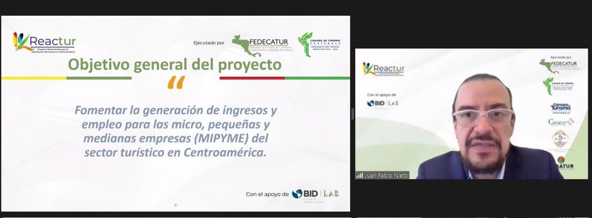 CATA_AgenciaCA's tweet photo. Participamos en la presentación del diagnóstico de necesidades de capacitación para el sector turístico de Centroamérica como parte del proyecto #REACTUR ejecutado por @CAFEDECATUR con apoyo de @el_BID
Avanzamos juntos hacia la recuperación plena del turismo. 🙌 https://t.co/ynClceAMTy