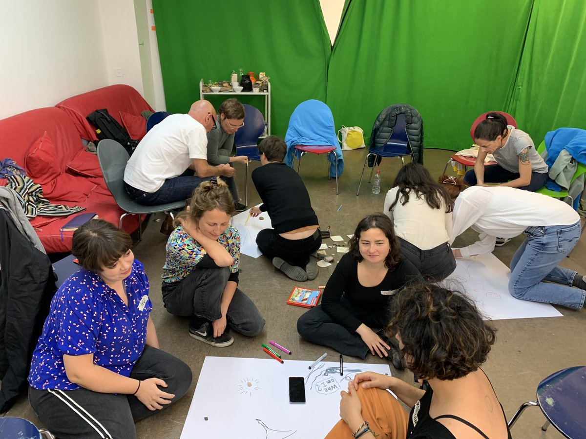 lisa_stephenso's tweet photo. A fantastic week piloting our open access @ArtedEu resources with parents, primary/secondary school #teachers, pre-service teachers in Berlin, where much like England, creative arts are marginalised in educational policy. #Creativity #wellbeing #drama #curriculum @EUErasmusPlus https://t.co/PRGMhGiIyn