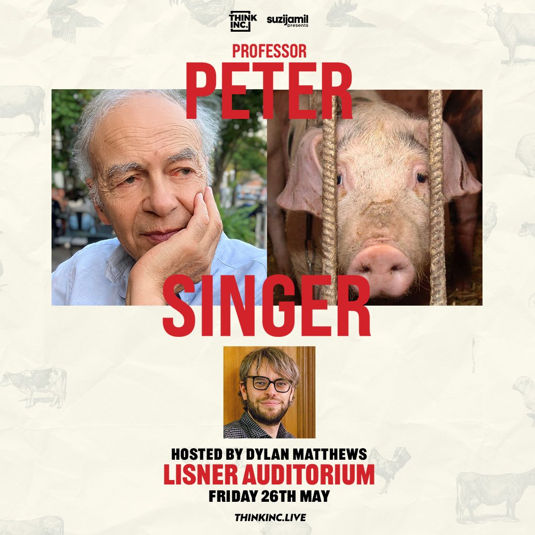 thinkincAU's tweet image. Only 24 Hours Left! ⏰ Don&apos;t miss out on an incredible evening with @PeterSinger at Lisner Auditorium, George Washington University. Hosting the evening will be the brilliant @dylanmatt (@voxdotcom).🎟️ Secure your tickets now ➡️ thinkinc.live/singer.