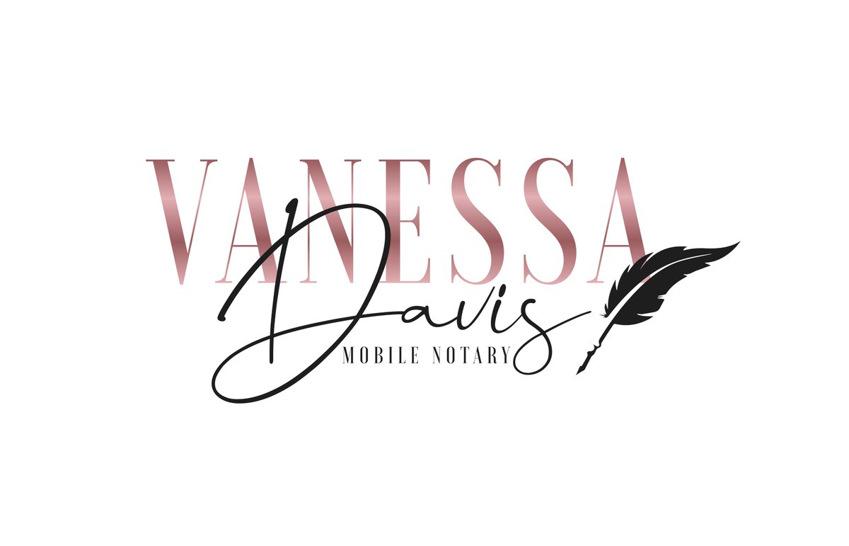 vdavisnotary's tweet photo. Slight rebranding. Additional service areas business hours are reflected on the site:

https://t.co/GcHHBRF2Xv 

Find us on Google!

Vanessa Davis Mobile Notary https://t.co/wpICzEG77n