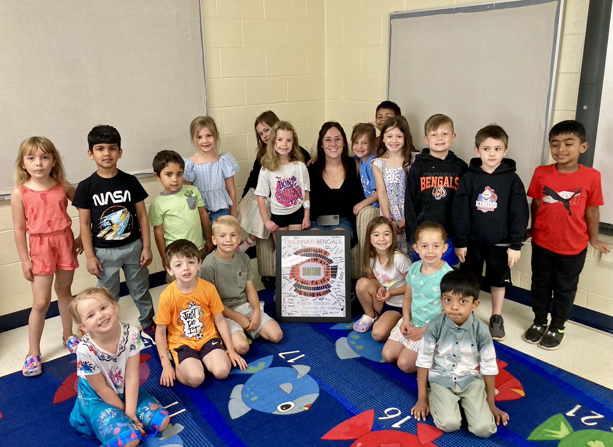 We said “good bye” to a beloved <a href="/KMEKnights/">KME Knights</a> kindergarten teacher today, Miss Brown, who leaves us for an adventure outside of education. So many students have benefitted from her care &amp; gifts, especially my own. ❤️ so grateful! You will be missed!