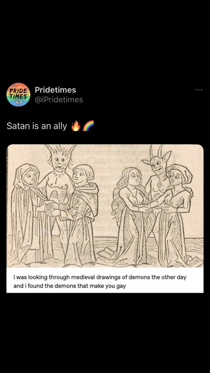 The greater LGBTQIA+ movement embraces satanism.