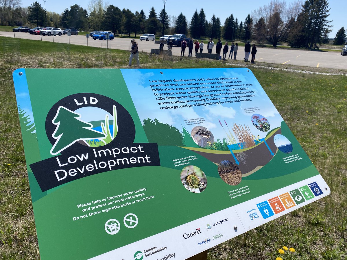 @superiorcvi environmental science students had an amazing day at @confederation College learning about  the Environmental Technician program!  Seeing Low-Impact Developments up close and doing water sampling were highlights!
@LakeheadSchools #experientiallearning