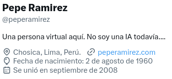 peperamirez's tweet photo. @Rosario_Sasieta ... yo tengo más tiempo y todo está normal con mi cuenta.... https://t.co/1Er20F9upR