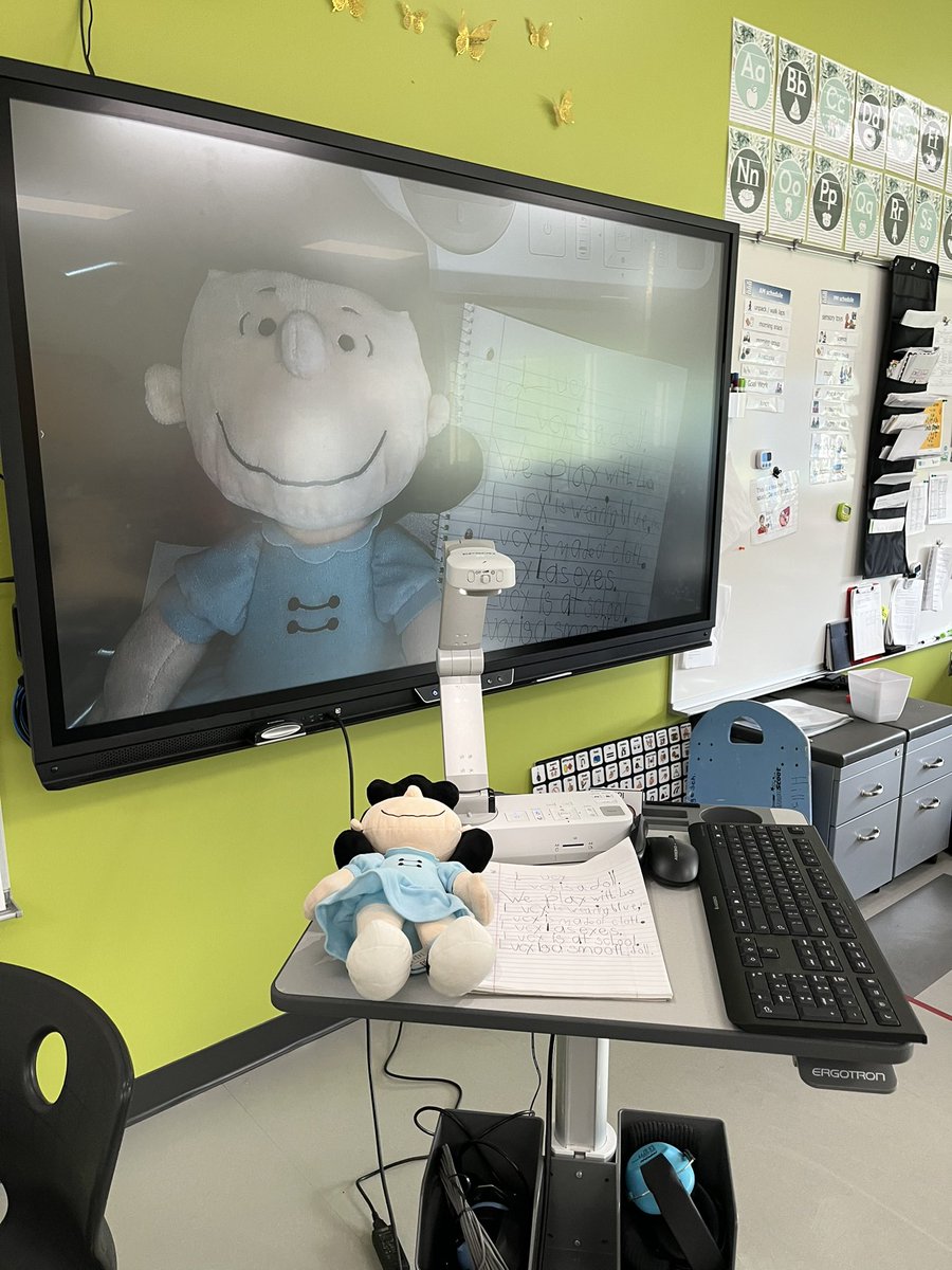 Neurodiversity affirming classrooms incorporate special interests into lessons! We wrote about Lucy this week :) The expanded expressions tool is a huge aid in advancing our writing. #HMSRaiderPride #neurodiversityaffirming #autismacceptance