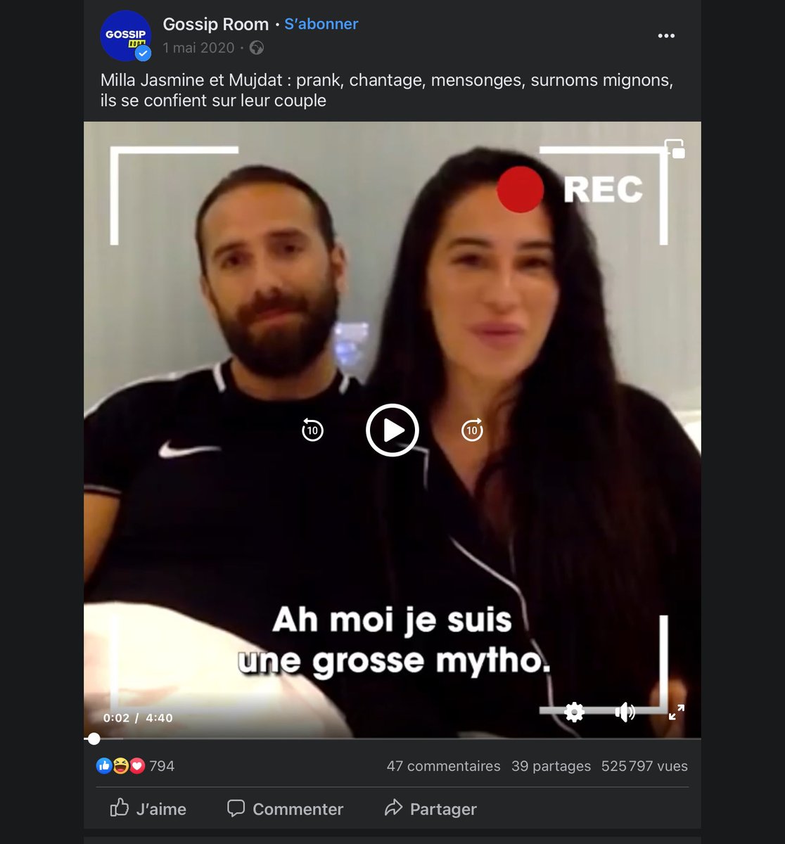 @hcp4lifee Ne pas oublier qu’elle a dix ans d’expérience de TVR  et elle sait jouer la comédie ! Elle l’avait dit elle-même qu’elle est menteuse et mytho ! #millajasmine Internet n’oublie rien.