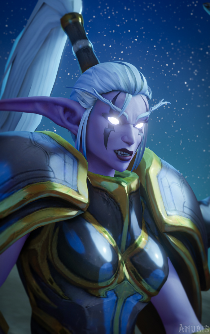 Anubis20022's tweet photo. Maiev Shadowsong #worldofwarcraft #warcraftart https://t.co/CHPUedJHri