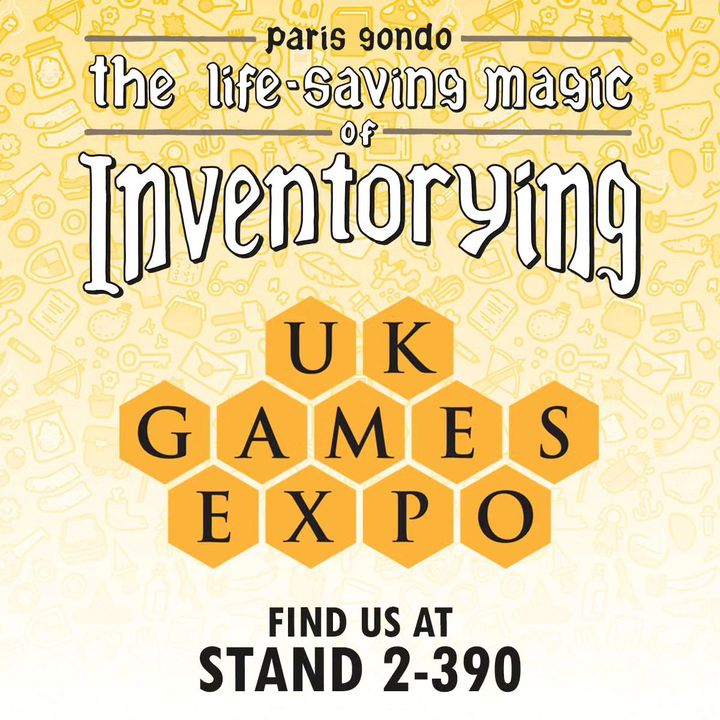 We are so excited for @UKGamesExpo 
Visit us in Hall 2 - Stand 390 to learn about the upcoming campaign for a new and improved edition of ParisGondo - The Life-Saving Magic of Inventorying.

#UKGamesExpo #UKGE2023 #UKGE #kickstarter #ttrpg #indiettrpg  instagr.am/p/CsgPBr8NU6v/