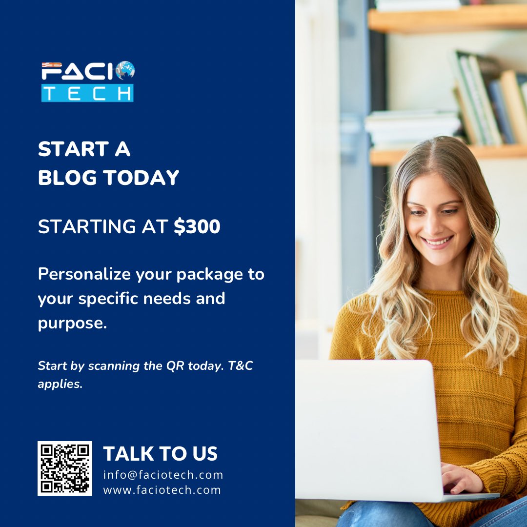 faciotechgh's tweet photo. Get your business online with Faciotech! Our website packages offer everything you need to create a professional and engaging online presence. With easy-to-use tools and expert support, building a website has never been easier. Visit Faciotech today to learn more. https://t.co/vzQzK6mDq2