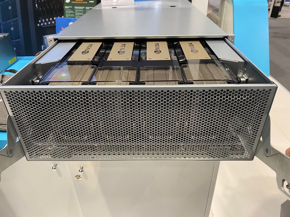 Supermicro's tweet photo. Our 8U Rackmount GPU server offers multi-architecture flexibility for AI/Deep Learning and HPC workloads.
Learn more about our wide range of HPC solutions here: https://t.co/8XALBTh8di
#ISC2023 #Supermicro #AccelerateEverything #AI #HPC https://t.co/qf0pxgRlfs