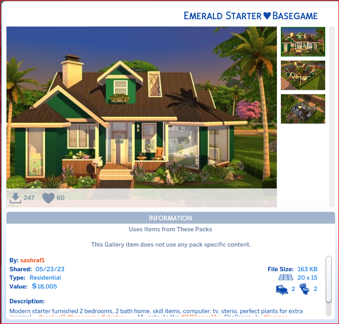 Inamacsims4's tweet photo. Sul Sul! I would like to nominate the following fantastic creations for a #maxisfav Emerald Starter♥Basegame by #sashraf1
Lunari by #Eveningray7
Emerald Frog Prince by #MemoryBugaboo143
Magnolia Blossom by #HisCelticlass Thank you Dag Dag xx https://t.co/eki72gd6aS