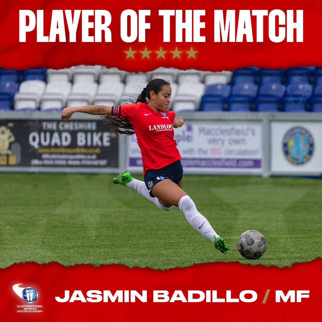 i2i Soccer Academy (@i2isocceracad) on Twitter photo ๐ ๐๐๐๐๐๐ ๐๐
๐๐๐ ๐๐๐๐๐ ๐
Yesterdayโs stand-out performer was the skipper <a href="/jasmin_badillo/">jasmin</a> ๐คฉ
Jas dragged the team to victory scoring two crucial goals while playing on with a nasty looking injury ๐ค
๐ช๐ฎ๐ฟ๐ฟ๐ถ๐ผ๐ฟ! ๐
#OneBigFamily ๐ ๐๐๐๐๐๐ ๐๐
๐๐๐ ๐๐๐๐๐ ๐
Yesterdayโs stand-out performer was the skipper <a href="/jasmin_badillo/">jasmin</a> ๐คฉ
Jas dragged the team to victory scoring two crucial goals while playing on with a nasty looking injury ๐ค
๐ช๐ฎ๐ฟ๐ฟ๐ถ๐ผ๐ฟ! ๐
#OneBigFamily