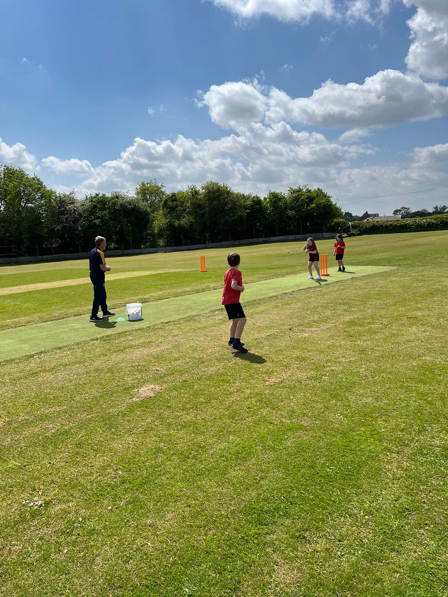 cc_whittington's tweet photo. Great to see pupils from Whittington Primary school using the ground today. Years 5 and 6 benefitted from an hour each of cricket activity, which will continue after half term. All had great time and further establishes a strong link between the club and school #Cricket https://t.co/GK78RHMWpy
