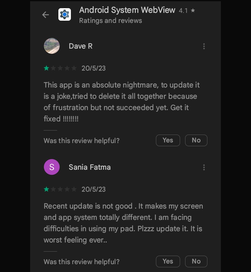 fcassia's tweet image. Marcelo de Oliveira said it best.
#Android #System #WebView #update #FAIL