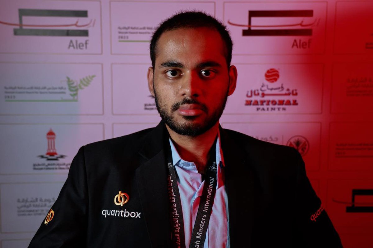 shj_masters's tweet image. The 2023 #SharjahMasters Champion: @ArjunErigaisi 🏆