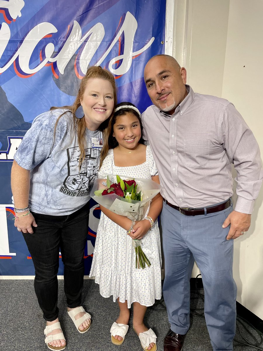 Couple of full circle moments today. My childhood bestie’s daughter and my first principal as an AP daughter graduated from 5th grade. I got to be their principal for their last year of elementary. Love these moments! ❤️🤍💙