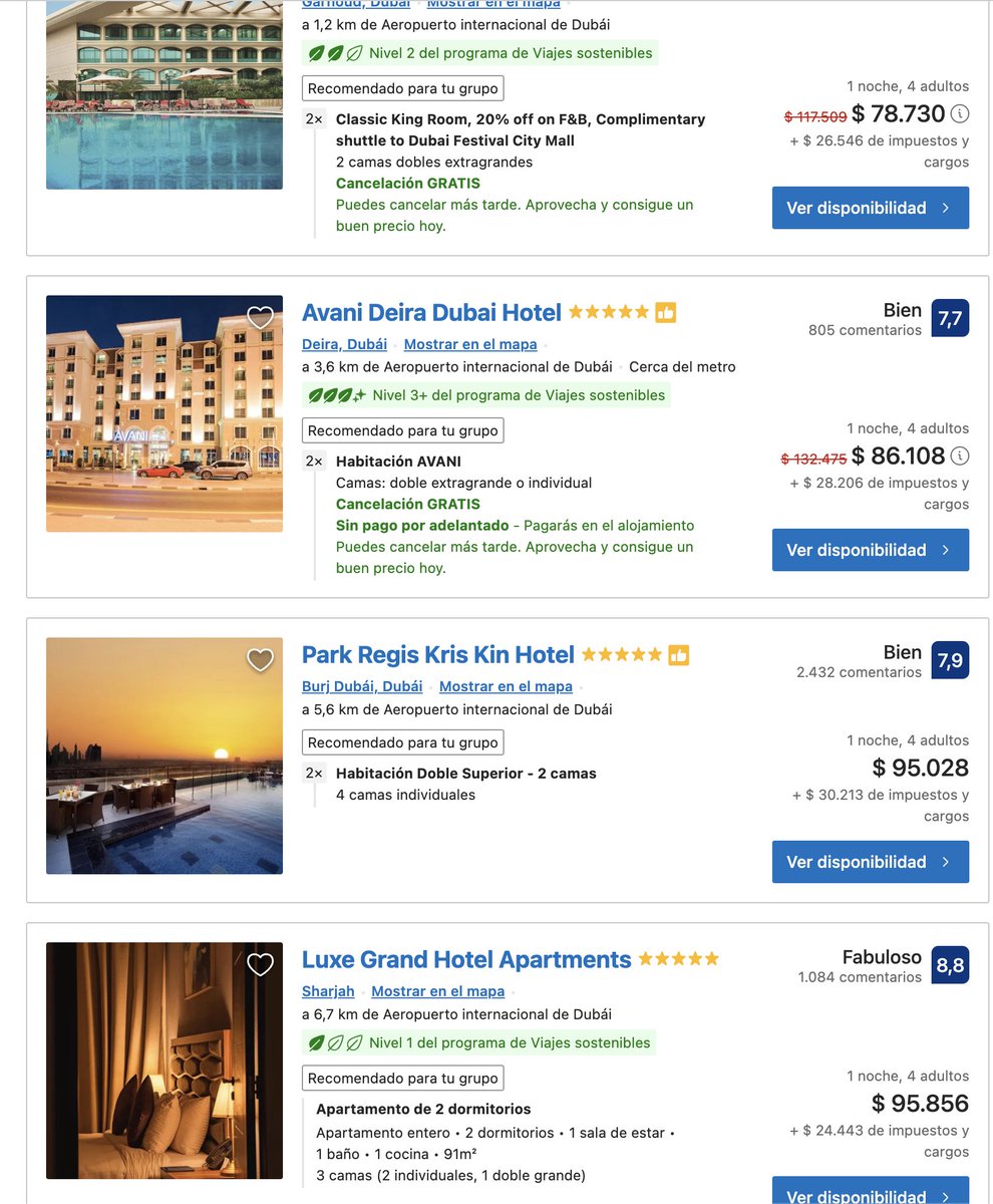 hernan_sr's tweet photo. ¿Se quieren caer de culo?
Una habitación para 4 personas en un hotel 5 estrellas en Dubai vale la mitad que en Santiago de Chile, poniendo la misma fecha.
¡EN DUBAI WEEEEEON!
Nos están cagando por todos lados. 🤯 https://t.co/fOuzTjcdM7