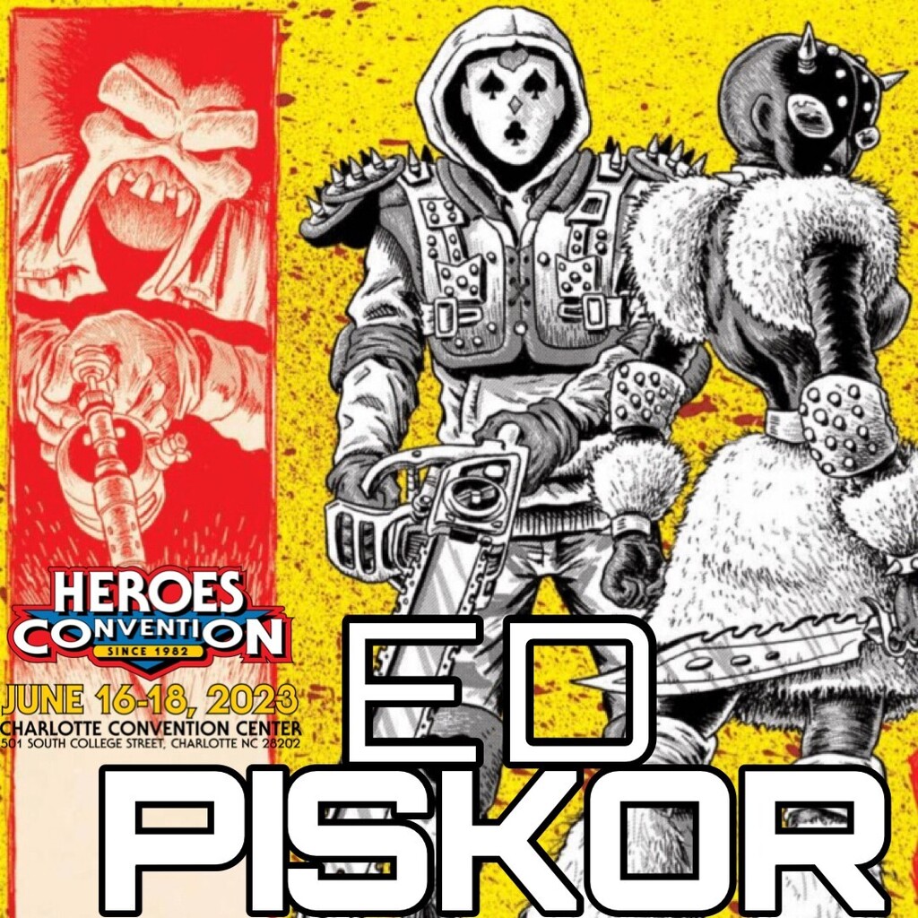 heroesonline's tweet photo. ED PISKOR does not seem interested in changing his Eisner-winning ways, with his run of Hip-Hop Family Tree, his Grand Design projects with Marvel, and Red Room! He'll be at HeroesCon, June 16-18! 

#edpiskor #catoonistkayfabe #hiphopfamilytree #heroescon #granddesign 

For … https://t.co/U2zQFngTVI