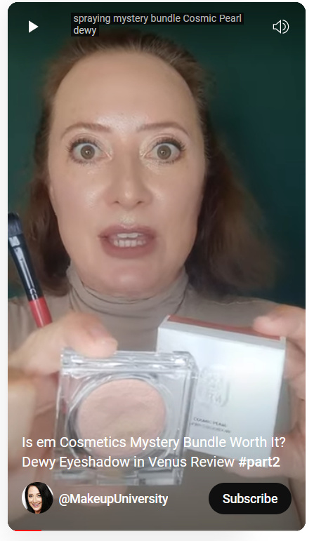 Cherelynn's tweet image. Part 2 - the #emcosmetics mystery bundle contents ...
youtube.com/shorts/kUSJQC8…