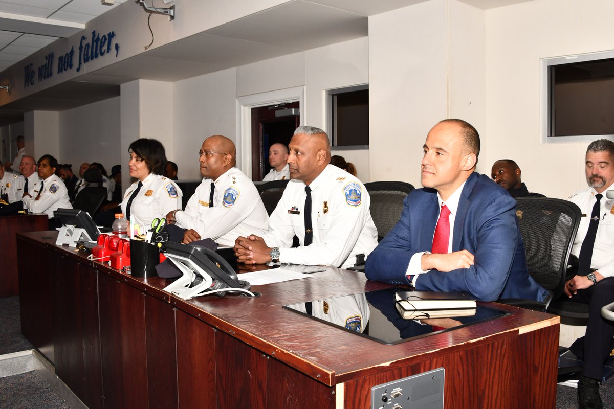 USAttyGraves's tweet photo. I appreciated the opportunity to hear first-hand from @DCPoliceDept's  amazing leadership team about the work they are doing to keep us safe. https://t.co/EHxWaQtjDe