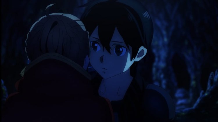 I love how kirito is always there for asuna, i love their dynamic so much