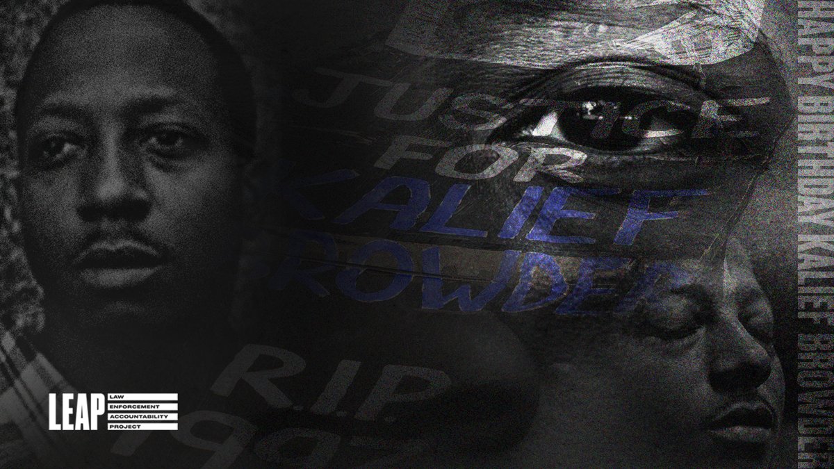 Remembering #KaliefBrowder on what would have been his birthday. His story remains a powerful reminder of the urgent need for #CriminalJusticeReform & an end to the injustice of pretrial detention. #LEAPaction