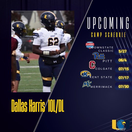 These are the camps I will be competing at this summer, can’t wait to get some work in! <a href="/CoachIcy16/">Isiah Young</a> <a href="/coachGee99/">Gerald G Coleman</a> <a href="/dyoung1921/">Damian Young</a> <a href="/UprepFball/">UPREP Football (Roc.)</a>