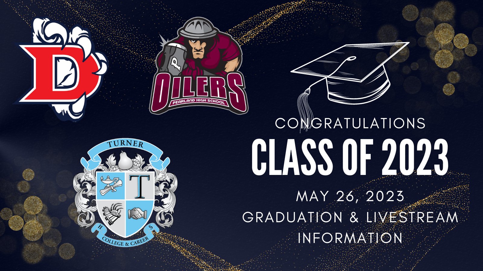 Pearland ISD on Twitter "Watch the graduation ceremonies live online