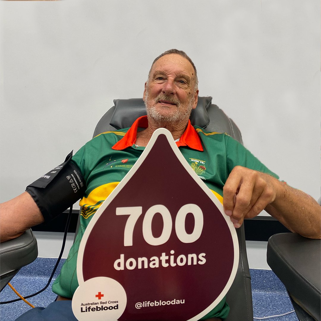 Bill started donating at Sydney Uni’s great hall in 1963, inspired by his dad whose life was saved by a blood transfusion during the war. Bill continues to donate plasma every fortnight in his name. Thank you Bill, for impacting up to 2,100 lives!