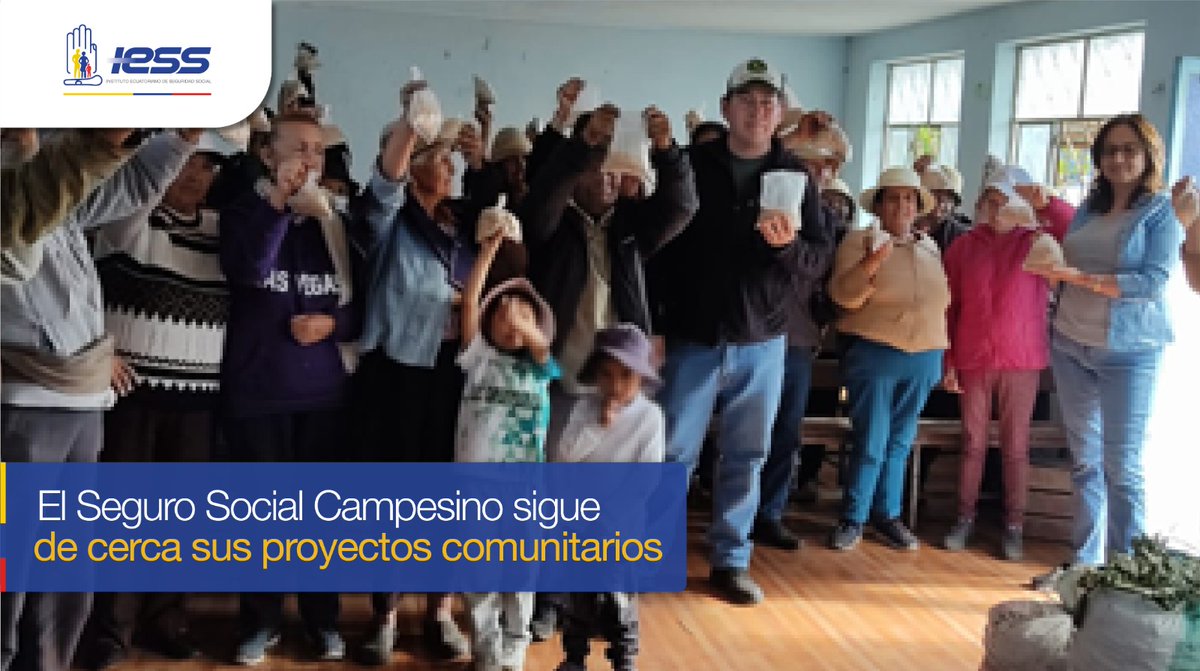 IESSec's tweet photo. #BoletínIESS | Autoridades del @IESS_SSC 👩🏻‍🌾👨🏻‍🌾cumplieron agenda de trabajo en Chimborazo, Cotopaxi  y Tungurahua. Hicieron seguimiento a varios proyectos comunitarios y entregaron medicamentos 💊para atender a sus beneficiarios.

Más detalles 🗞️▶️ https://t.co/UJzORiO13W https://t.co/7tGmVtBMjY