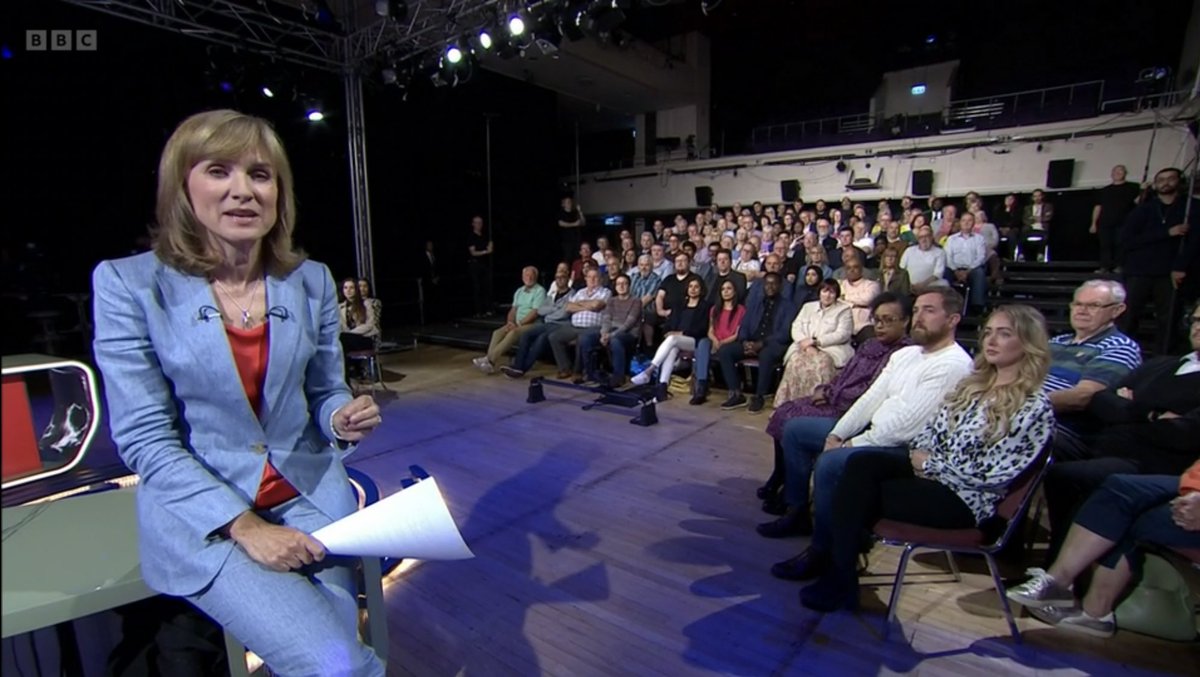 “Welcome to #bbcqt, which I personally call the Fiona Bruce Show, where you’ll hear more from me than any guest”