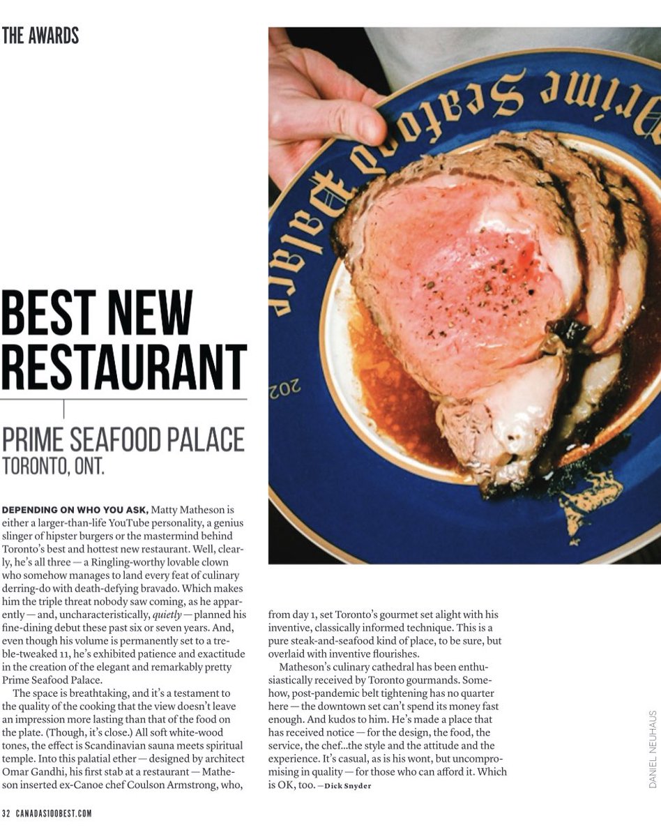 The Canada’s 100 Best Restaurants list highlights some of the country’s best chefs and restaurateurs from coast-to-coast.
 canadas100best.com/C100B-TheList-…