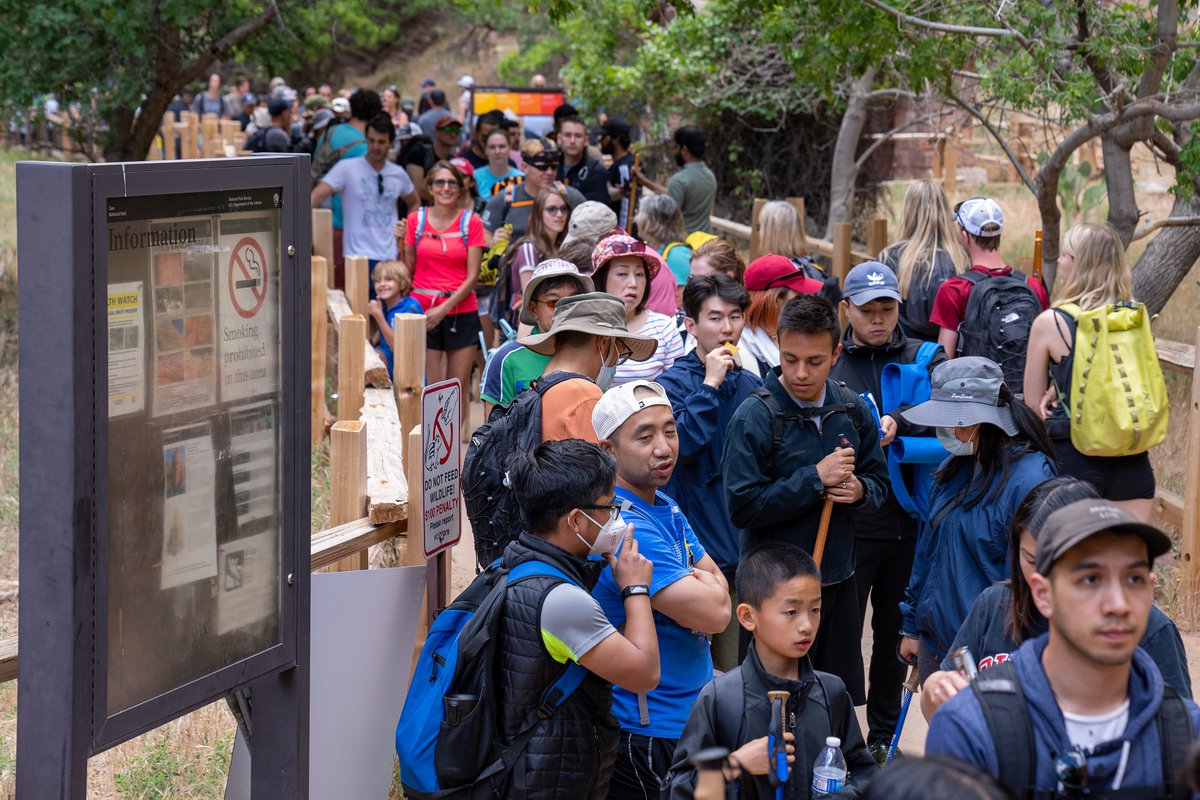 Are you ready to visit Zion this Memorial Day Weekend? Visit: go.nps.gov/ZionConditions Know before you go: -Expect heavy traffic -Vehicle entrances may temporarily close -The Narrows are closed to hikers due to high water -Road damage prevents driving on part of Kolob Canyons Rd