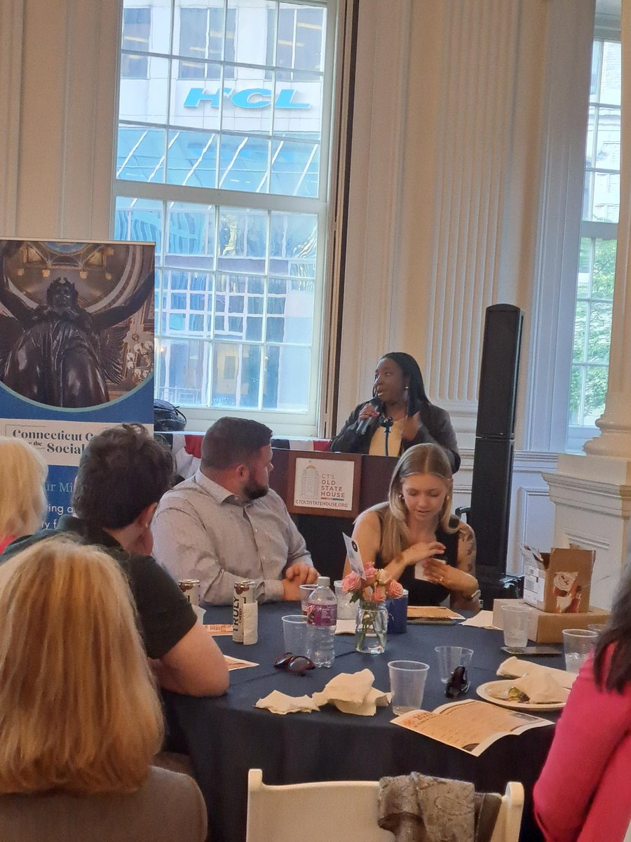 Fabulous <a href="/CT_Council/">CCSS</a> Annual Meeting. Steve Armstrong has been an educator, mentor, advocate. Well deserved award. Tony Roy never fails to get crowd going --&gt; Social studies is revitalized!!! Our <a href="/LoiselleAim/">Aimee Loiselle</a> <a href="/CCSU_History/">CCSU Historians</a> w/ Michael Bartone, CCSU elementary social stud. <a href="/CCSU/">Central Connecticut State University</a>
