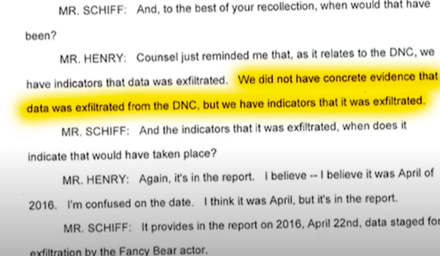🚨BOMBSHELL🚨 Not only did Crowdstrike admit to Adam Schiff they had no concrete evidence that data was exfiltrated from the DNC, but the dates are exactly in line with my timeline.
April: Hack
May: Dolan in Cyprus to promise Galkina State Dept job.
July: Seth Rich murdered.