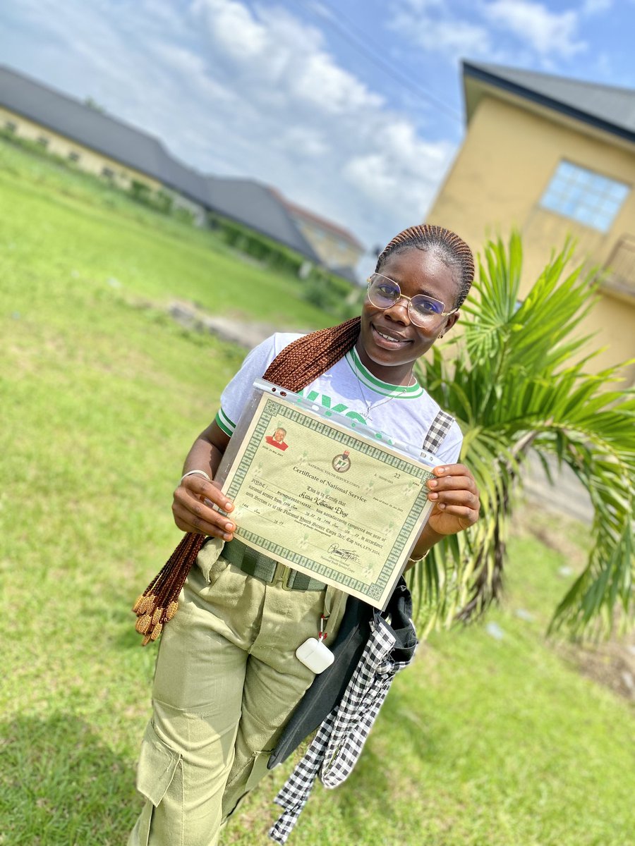 AccraKat's tweet photo. Congratulations is the only valid conversation
#RiversKopa
#NaijaCorper
#nysc
#ExploreMore https://t.co/qzEs1BLd44