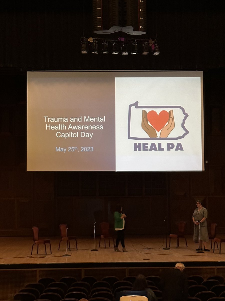 JordanCenterCU's tweet photo. Today @DrLelli and Amber Gentile, Director and Assistant Director of the Jordan Center attended HEAL PA’s 1st annual Capitol Day in Harrisburg. May 25th was coined by the Pennsylvania Senate as Mental Health Awareness Day. https://t.co/ABNgnwIy0n