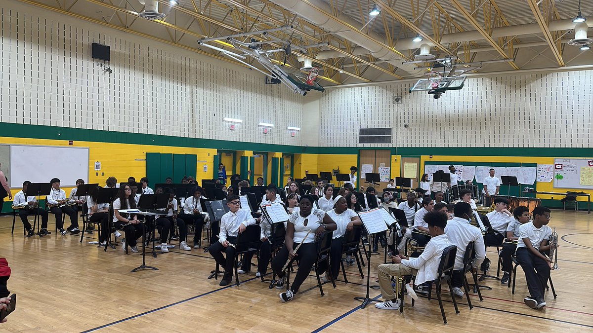 We are live at @GreenbeltMiddle for our Musical Spring Concert!