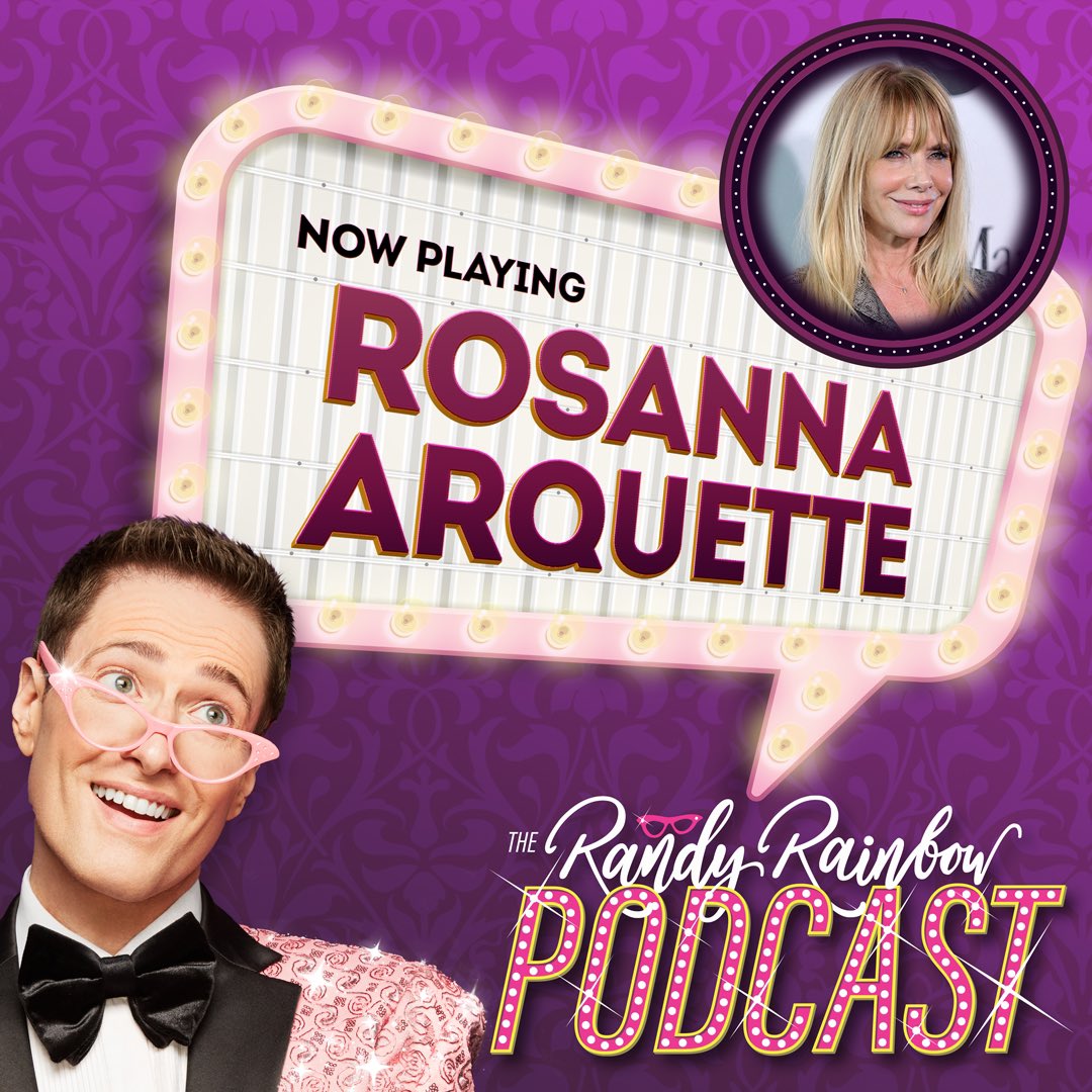 The fabulous Rosanna Arquette!!! Listen here… apple.co/randyrainbow