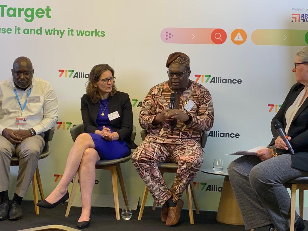 IfedayoAdetifa's tweet photo. At the #WHA76 today, I was at the 7-1-7 Alliance breakfast event anchored by Senior Vice President, Prevent Epidemics @ResolveTSL, @AmandaMcClella2. I shared @NCDCgov and #Nigeria’s experience with applying this target to our detection, notification and response to outbreaks. https://t.co/elKTFHtcOs