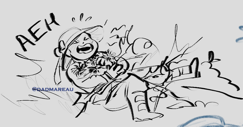 Bonus of Sunbeam pulling a weed